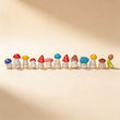 Mushroom Party – Decorative Mini Mushroom Figurines – Set of 13 – ↑ 2 cm
