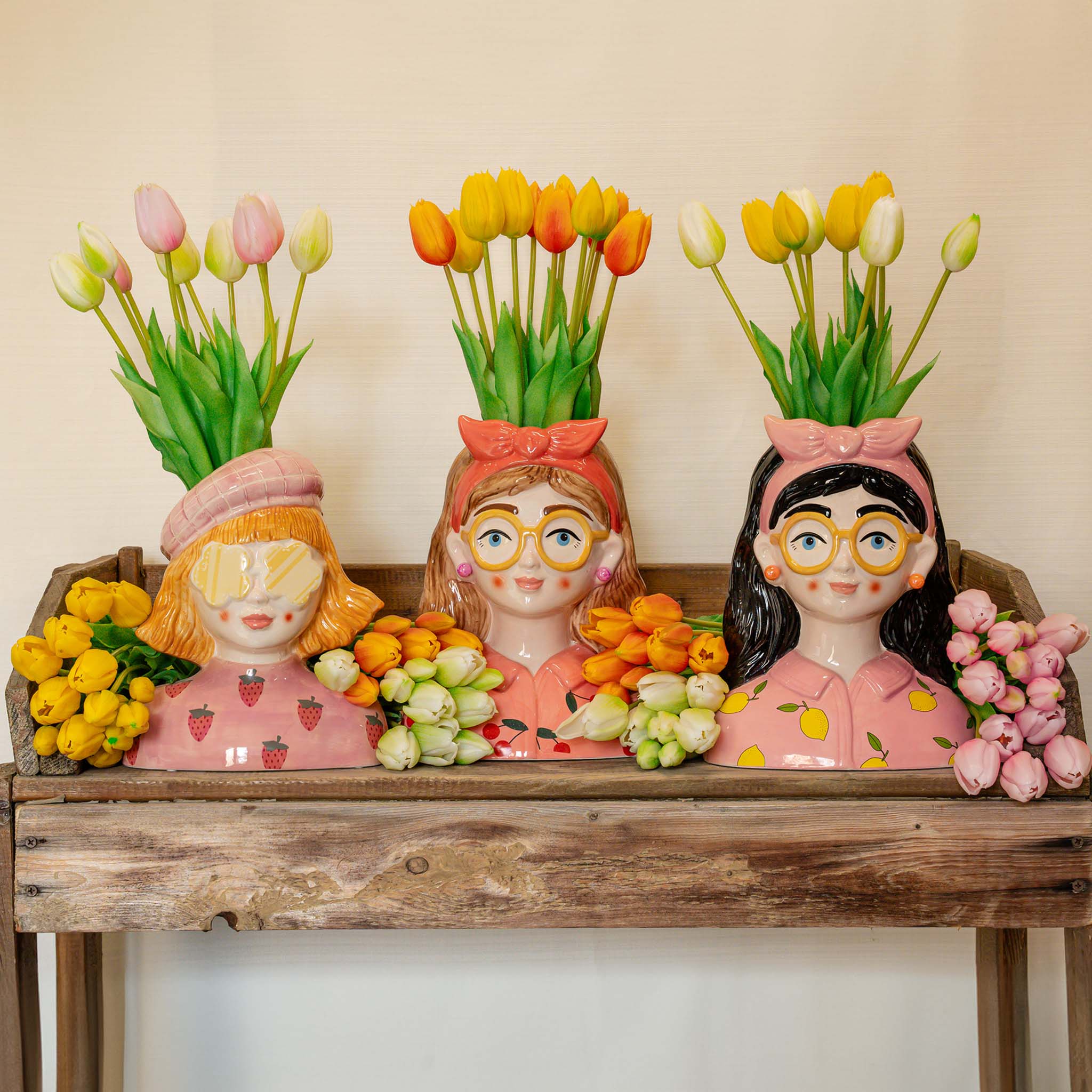Bring spring into your home with vibrant real touch tulips