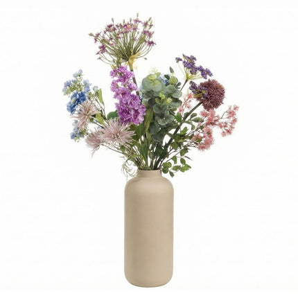 Artificial Flower Bouquet - Purple Bloom Deluxe - Real Touch - 10 Stems - ↑ 90 cm
