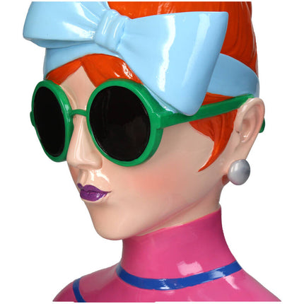 Vase Fashion Lady ‘Larissa’ 24x17x30cm - Waterproof - Decorative Vase/Pot