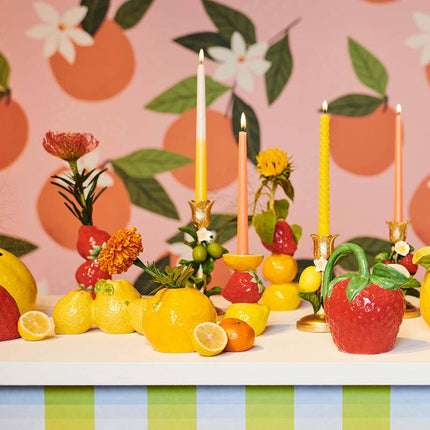Candle Holder - Lemon ↑ 18 cm