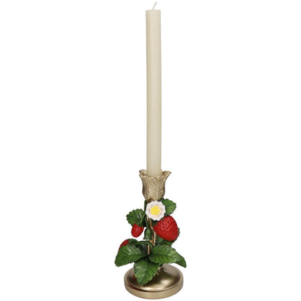 Kerzenhalter - Erdbeere Gold ↑ 20 cm