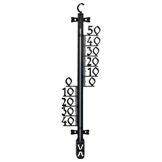 Buitenthermometer - Duurzaam kunststof ontwerp - 47 cm / 25 cm