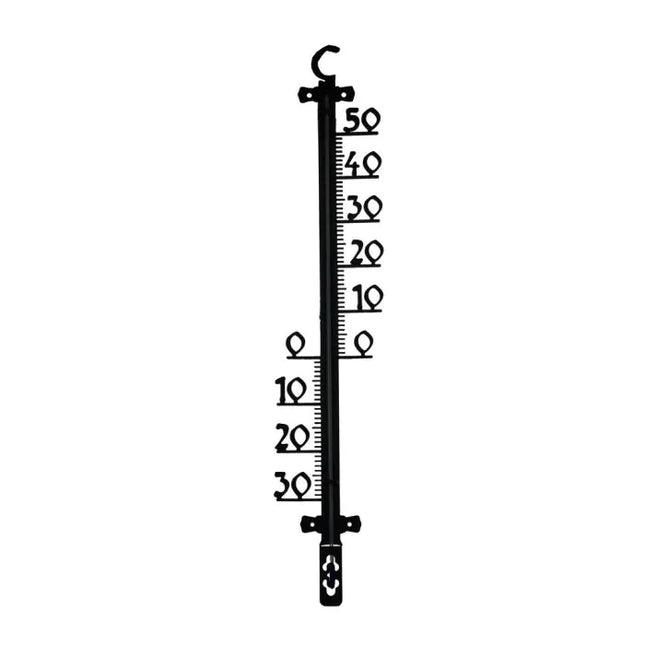 Buitenthermometer - Duurzaam kunststof ontwerp - 47 cm / 25 cm