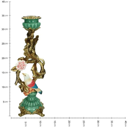 Kerzenständer Vögel & Blumen – Extra größ – 33 cm