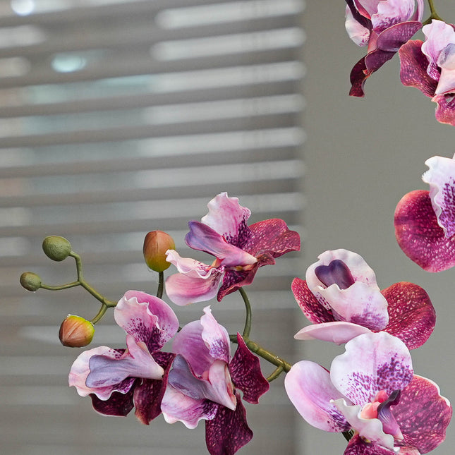 Orchidee Vanda kunstplant 60 cm - Oudroze - In pot