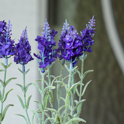 Lavendel 3 Stück - Kunstpflanzen - Bundle-Set   