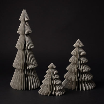 Paper tree pastel green - Christmas set - 3pcs