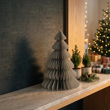 Paper tree pastel green - Christmas set - 3pcs