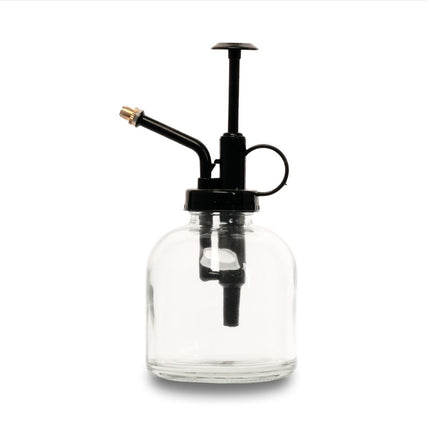 Plant mister - Waterer - Glass Gardening Sprinkler - Clear Glass - ↑ 16 cm
