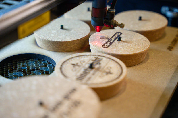Your company logo on the cork lid
