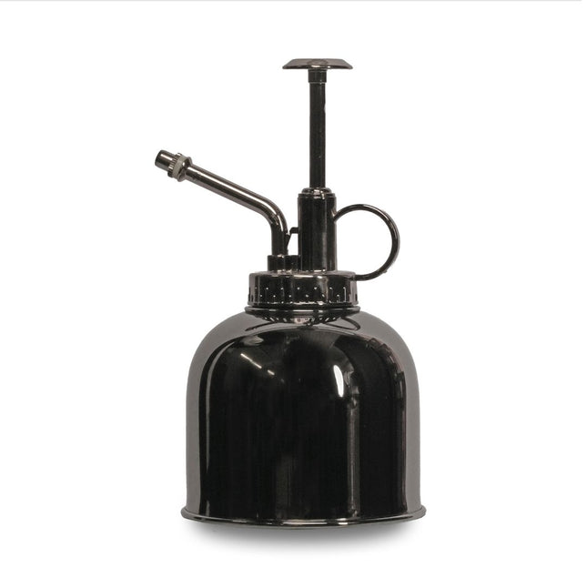 Plant mister - Waterer - Stainless Steel Gardening Sprinkler - Dark Silver - ↑ 15.5 cm