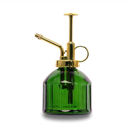 Brumisateur de plantes - Arrosoir - Vaporisateur en verre - Verre vert - ↑ 16 cm