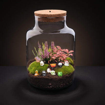 Halloween Flaschengarten Little Milky - Spooky crew - Ø 17cm ↑ 25cm