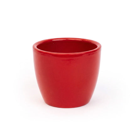 Love in Red - Mini Blumentopf - Boule Topf Rot - Ø 6 cm ↑ 6 cm