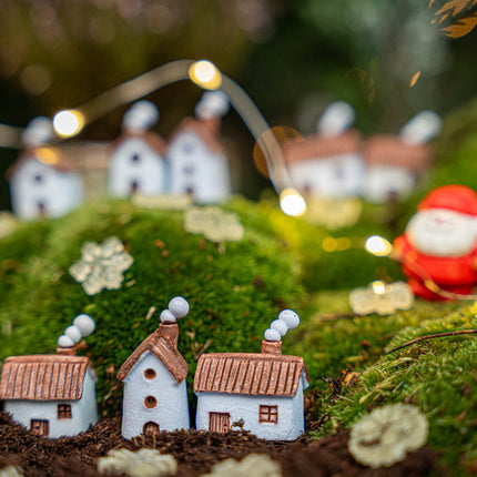 The Jolly Set - Decorative miniature Christmas figures - 9pcs - ↑ 1-3 cm