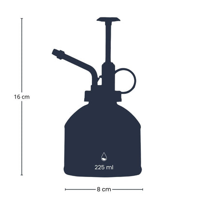 Brumisateur de plantes - Arrosoir - Vaporisateur en verre - Verre vert - ↑ 16 cm