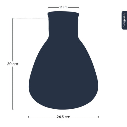 Terrarium bottle 'Sam' - Incl. LED cork - Closed terrarium Ø 24.5 cm ↑ 30 cm