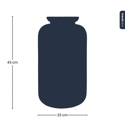Bouteille 'Sven XL' en verre recyclé ↑ 43 cm Ø 23 cm