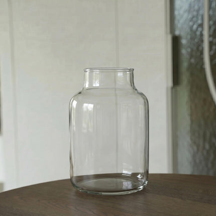 Bouteille 'Milky' - Verre recycle ↑ 30 cm Ø 21,5 cm