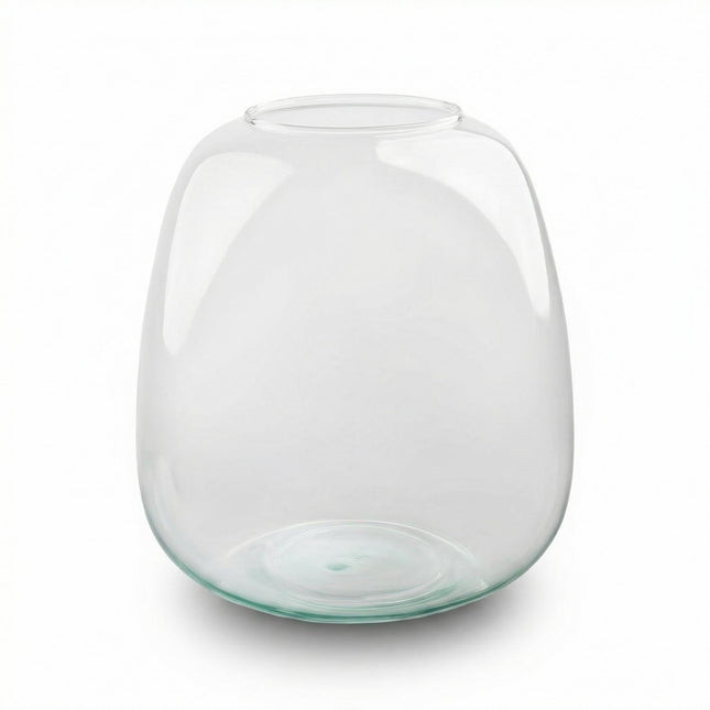 Bottle 'Emma mini' - Recycled Glass Ø 19 cm ↑ 20 cm