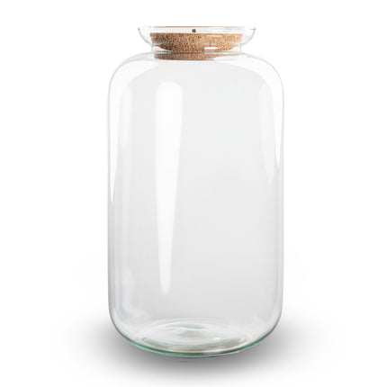 Bouteille terrarium 'Sven XL' avec bouchon LED - ↑ 43 cm Ø 23 cm
